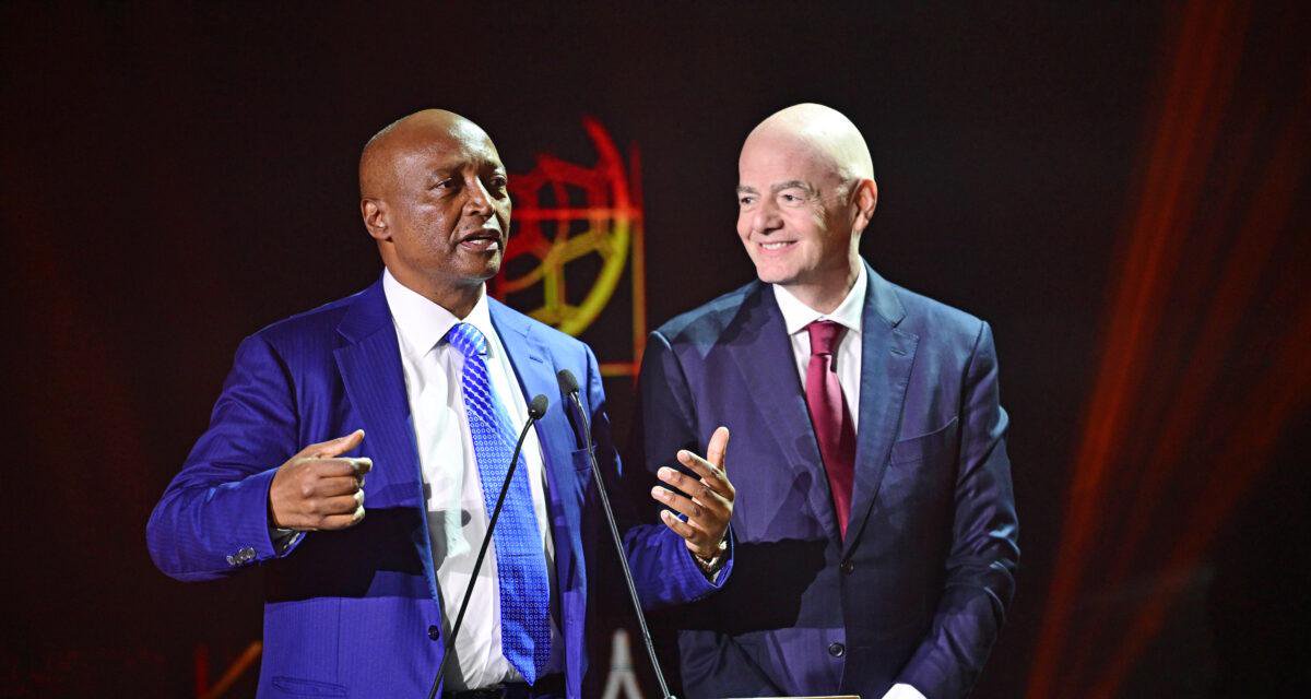 Patrice Motsepe et Gianni Infantino