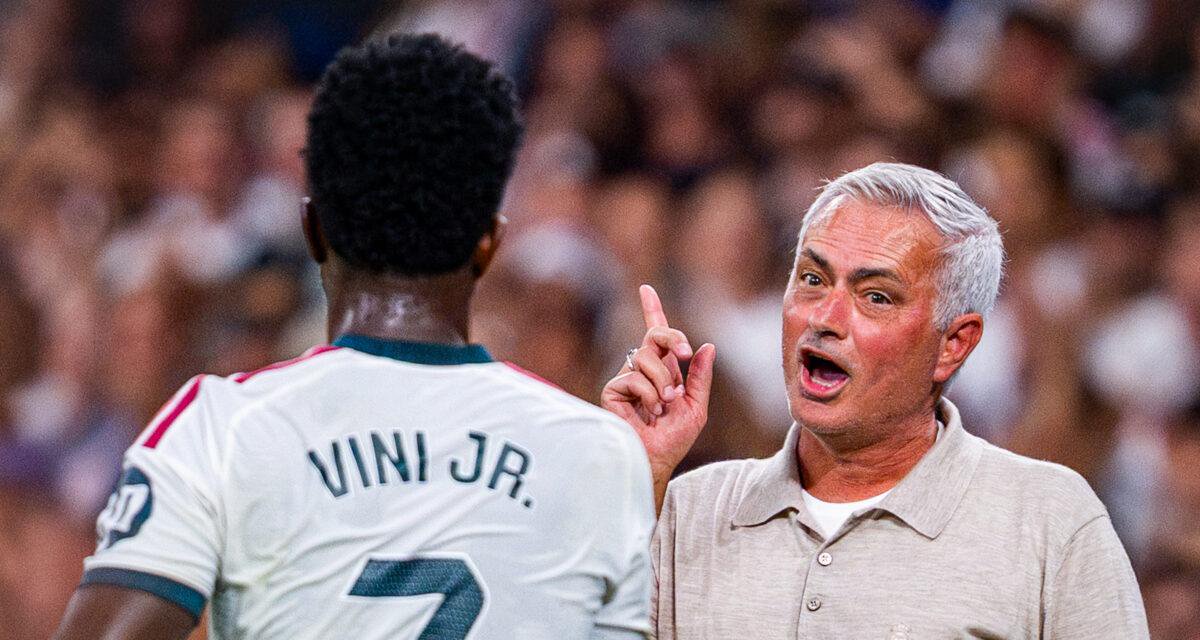 Vinicius Junior et José Mourinho