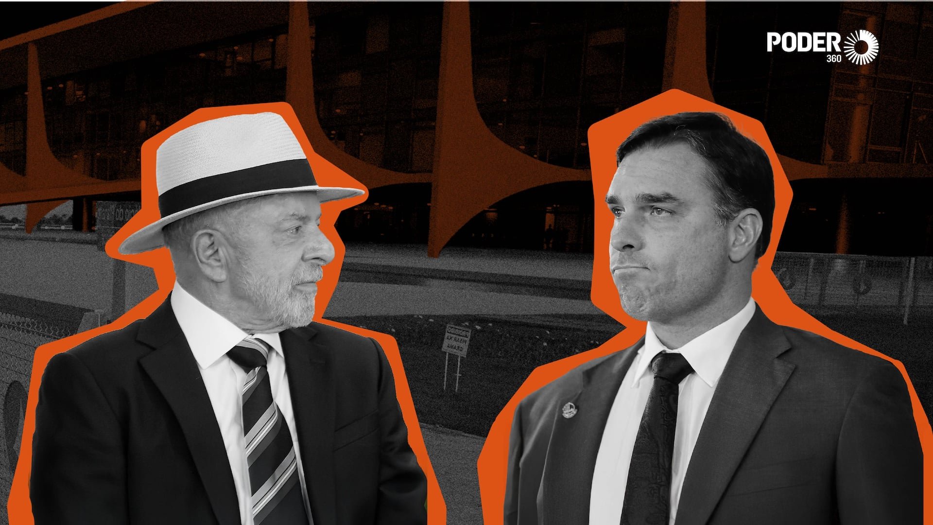 Na imagem, Lula e Flávio, que se enfrentam no 2º turno em 25 de outubro