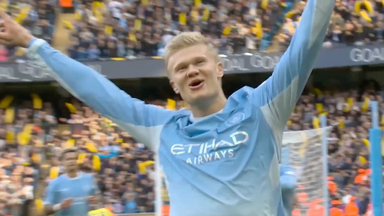 Erling Haaland Scores Twice as Manchester City Extend Premier League Winning Streak To Seven