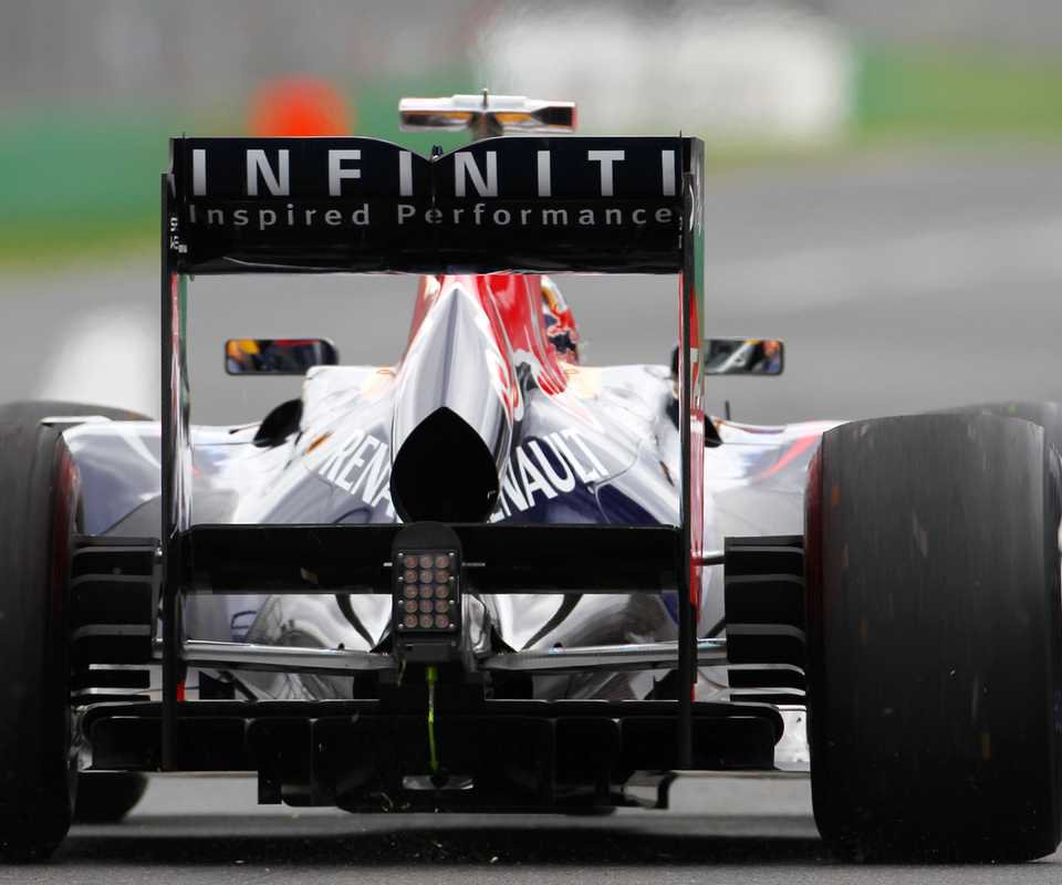 Infiniti and Red Bull Racing at 2012 Australian Grand Prix rear