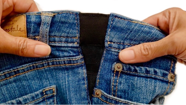 How to Make Your Jeans Bigger by Inserting Elastic - 3 WAYS FROM VERY EASY TO PROFESSIONAL! - YouTube