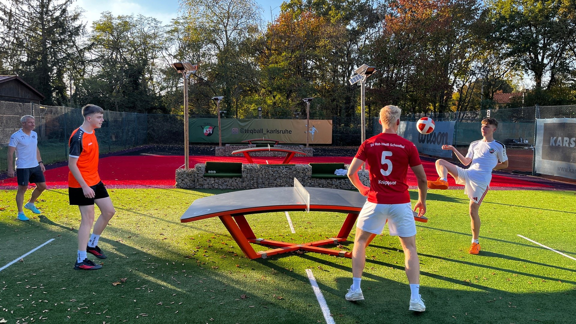Teqball in Karlsruhe
