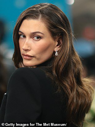 Hailey looked flawless as she attended fashion's biggest night