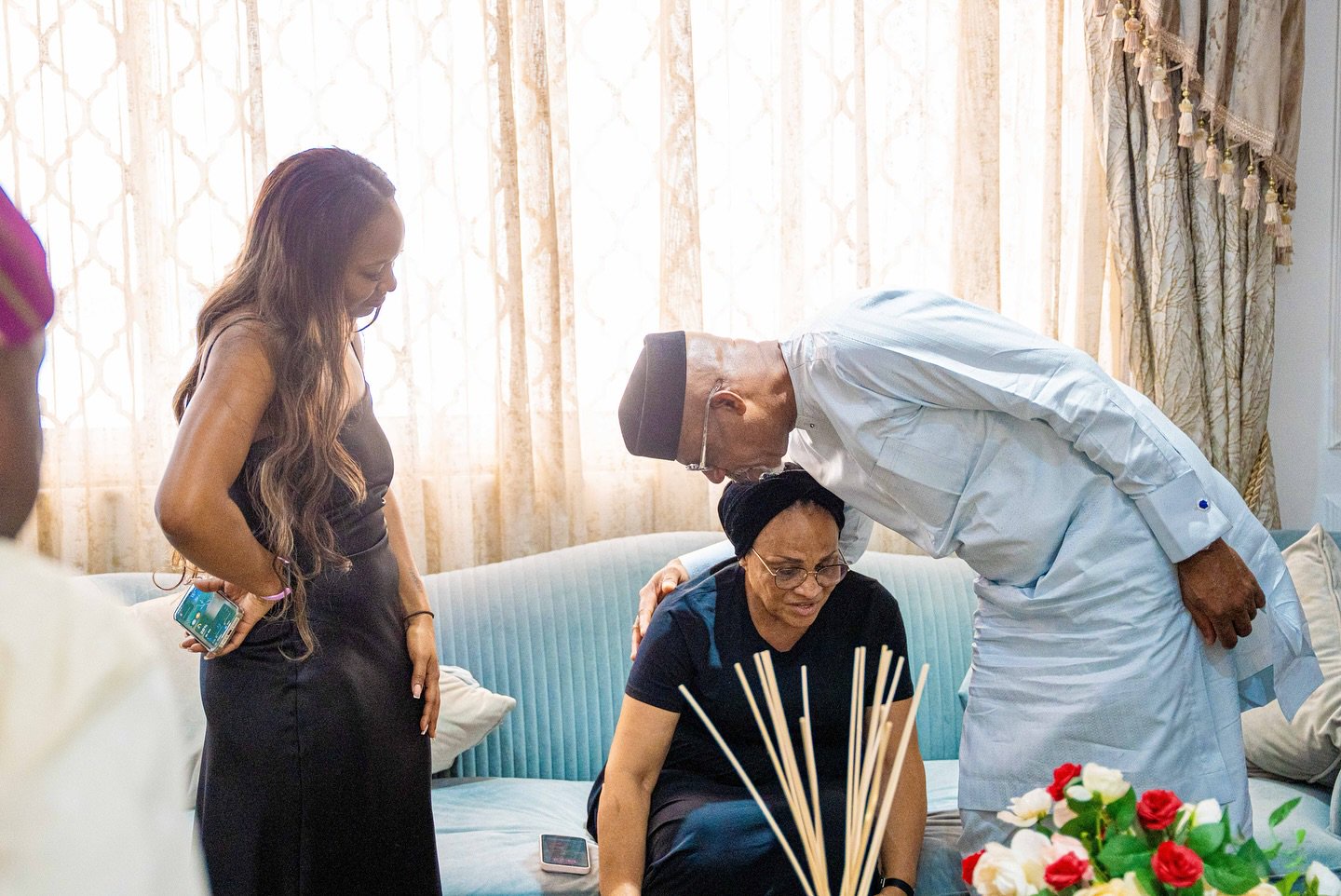 Ogun State Governor, Prince Dapo Abiodun, pays condolence visit to the Ajimobi family following the tragic loss of their daughter, Abisola Kola-Daisi