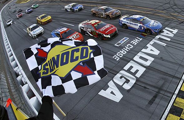 Kyle Larson won in a photo finish