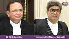 CJI Alok Aradhe and Justice Anil Kumar Jukanti