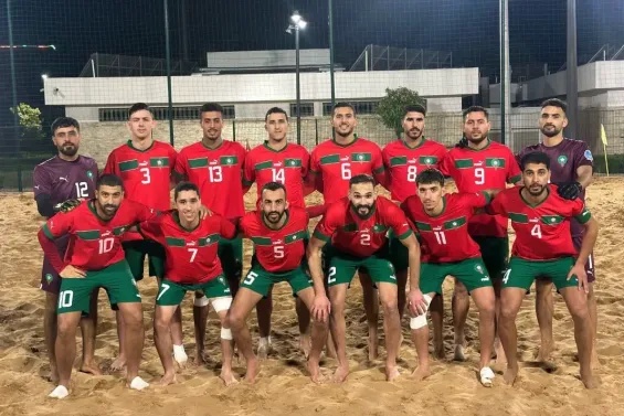 Morocco’s beach soccer team qualifies for the Africa Cup with a sweeping win over Libya