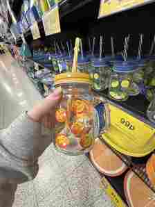 Home Bargains is selling mason jar's for 99p