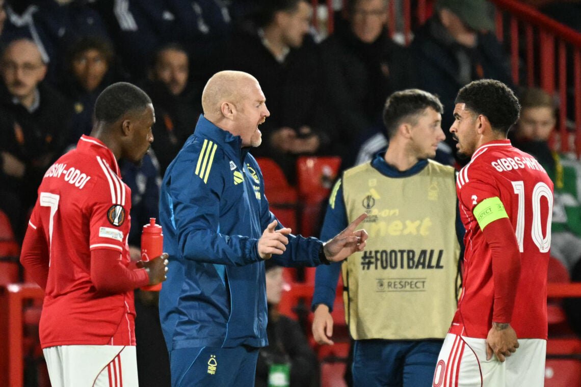Sean Dyche and Morgan Gibbs-White.