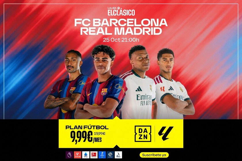 DAZN cuts Plan Fútbol price before Barcelona vs. Real Madrid