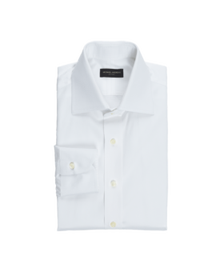 White Poplin Dress Shirt - He Spoke Style Shop