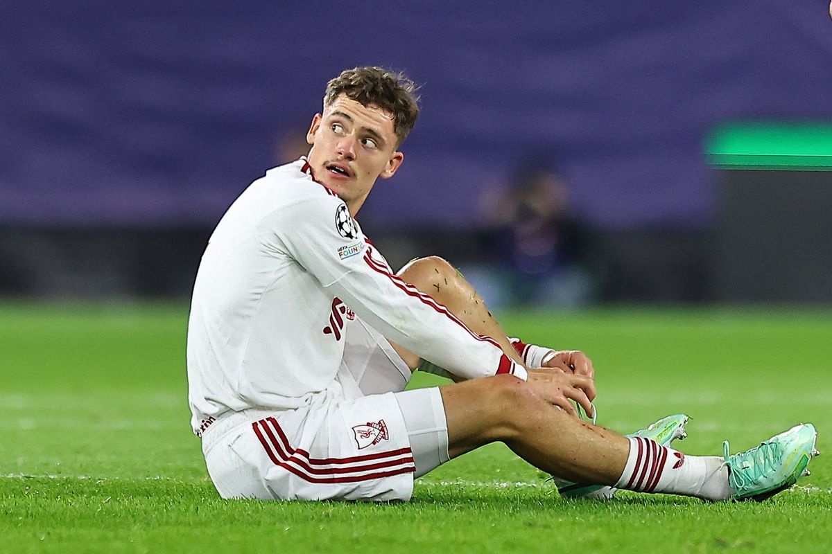 Florian Wirtz during LASK vs Liverpool