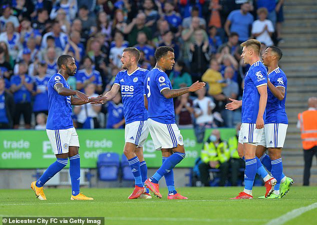 Leicester secured victory after goals from Caglar Soyuncu, Harvey Barnes and Ayoze Perez