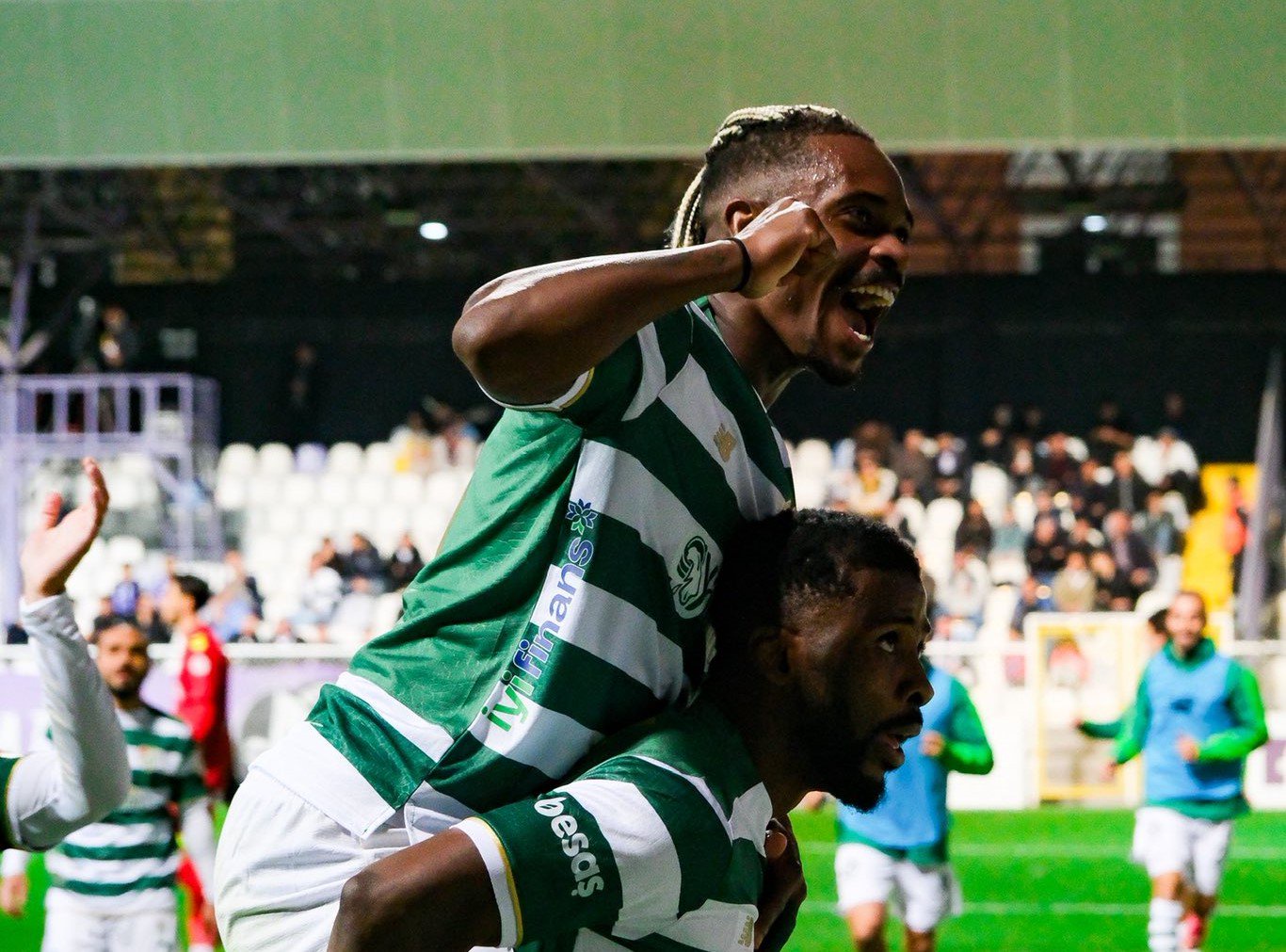 Kelechi Iheanacho celebrates again Credit: Bursaspor on X