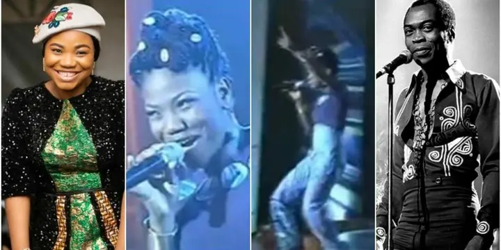“Thank God for salvation” – Throwback video of Mercy Chinwo performing Fela’s ‘Zombie’ sparks reactions