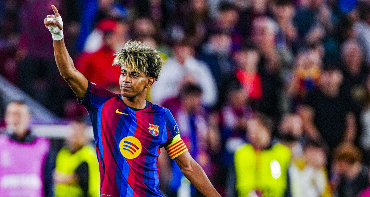 Lamine Yamal avec le Barça