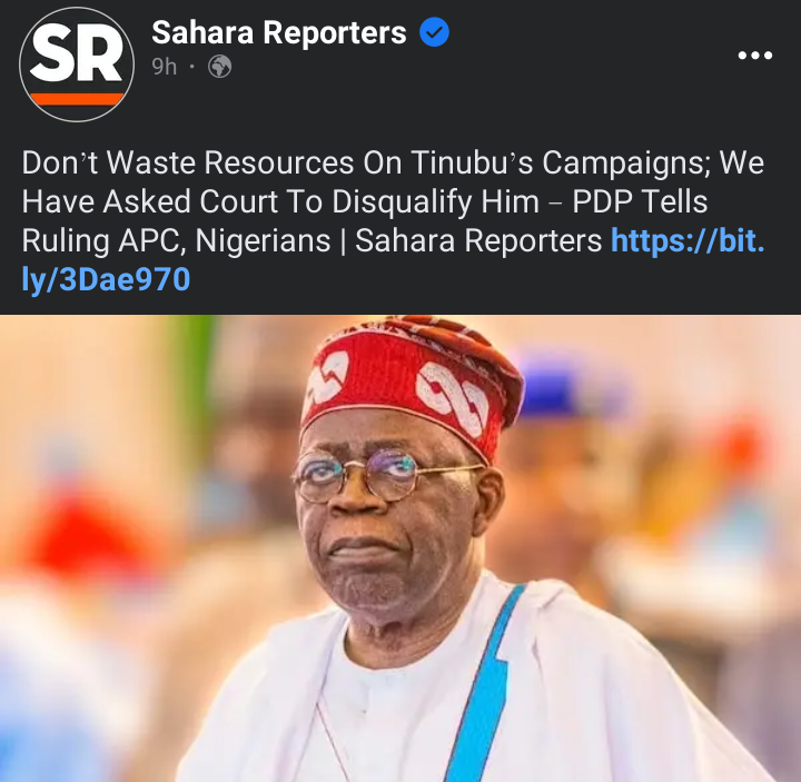 Today's Headlines:Don’t Waste Resources On Tinubu’s Campaigns–PDP;CBN Denies Scarcity Of New Notes