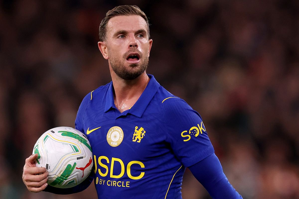 Jordan Henderson of Chelsea during the Carabao Cup fourth round match at Liverpool on October 28 2026