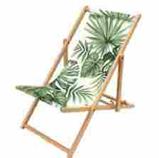 The Range is selling this tropical leaf deck chair for £19.99