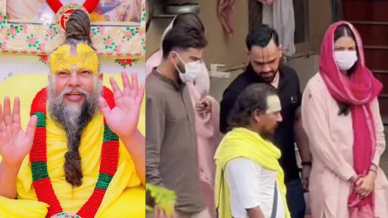 WATCH: Virat Kohli and Anushka Sharma reach Premanand Maharaj in Vrindavan ahead of Afghanistan ODI series
