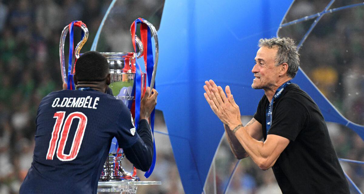 Ousmane Dembélé et Luis Enrique