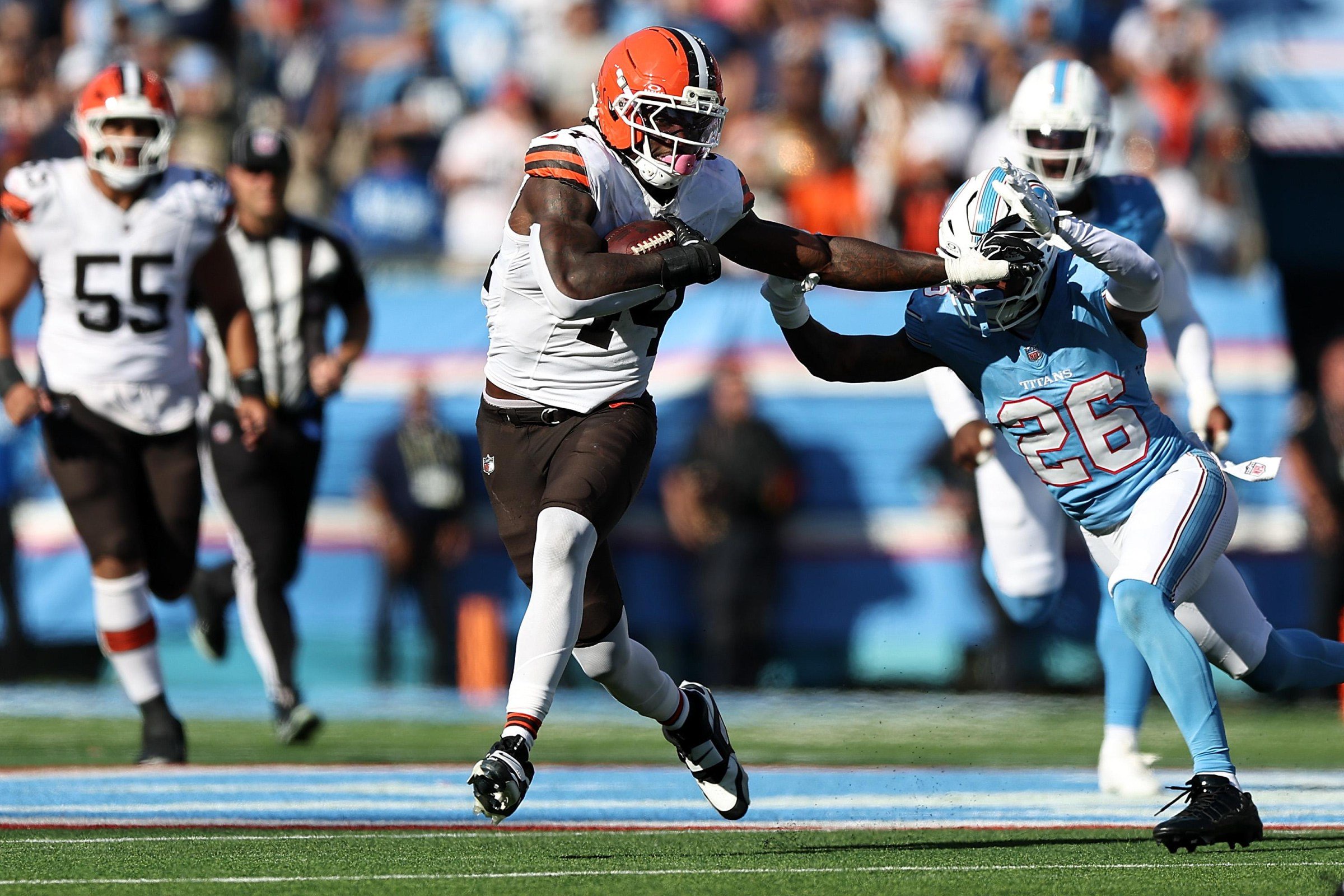 Cleveland Browns v Tennessee Titans