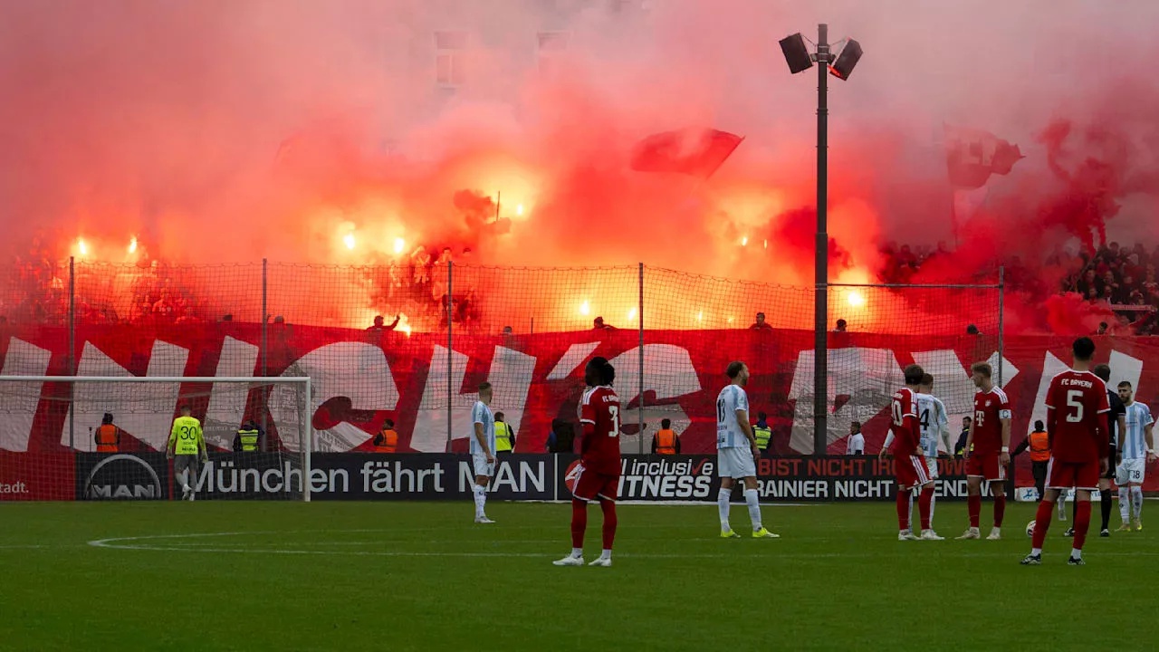 Bengalo-Wahnsinn: Bayern II droht Punktabzug und 15.000 Euro Strafe