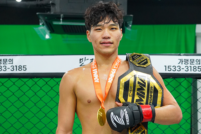 Cho Yi-jun claimed the KMMA interim strawweight title