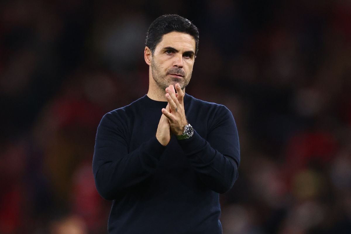Mikel Arteta during Arsenal vs Lille