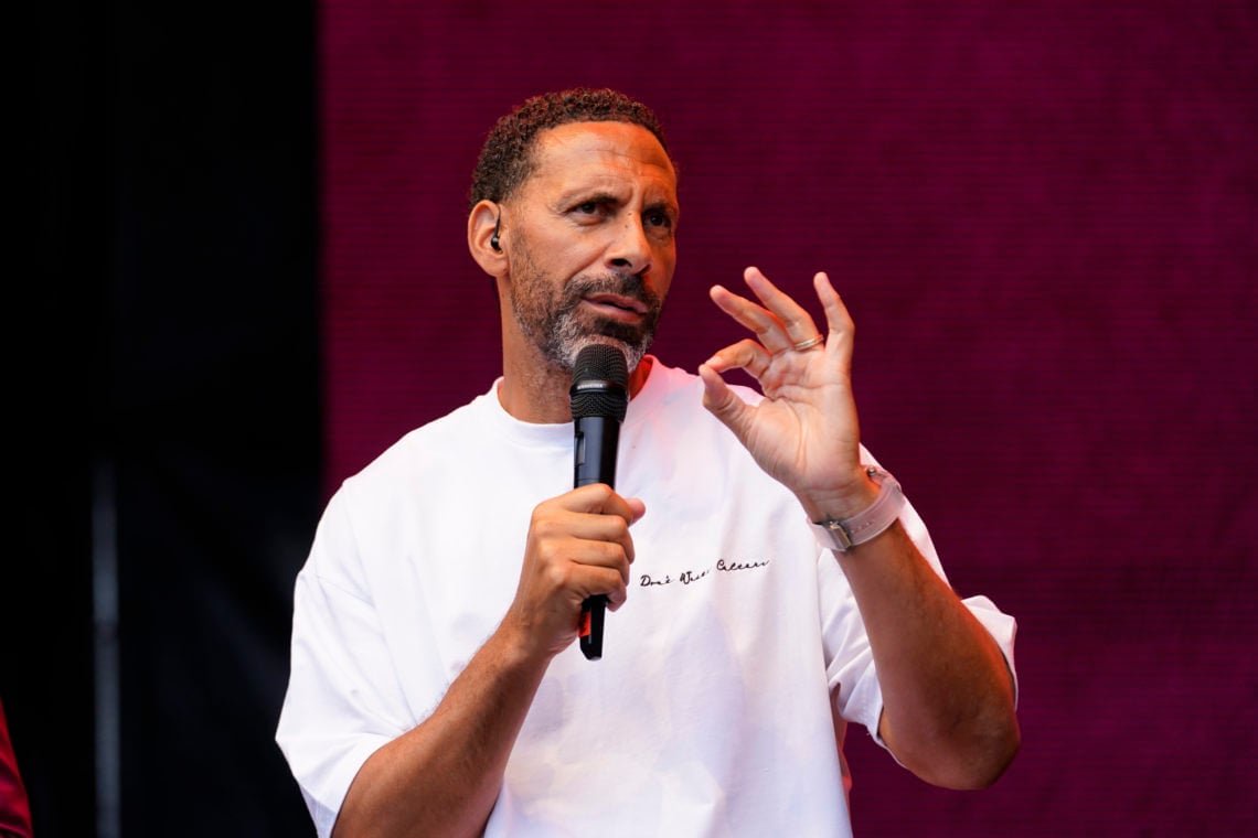Rio Ferdinand during the Champions League champions festival