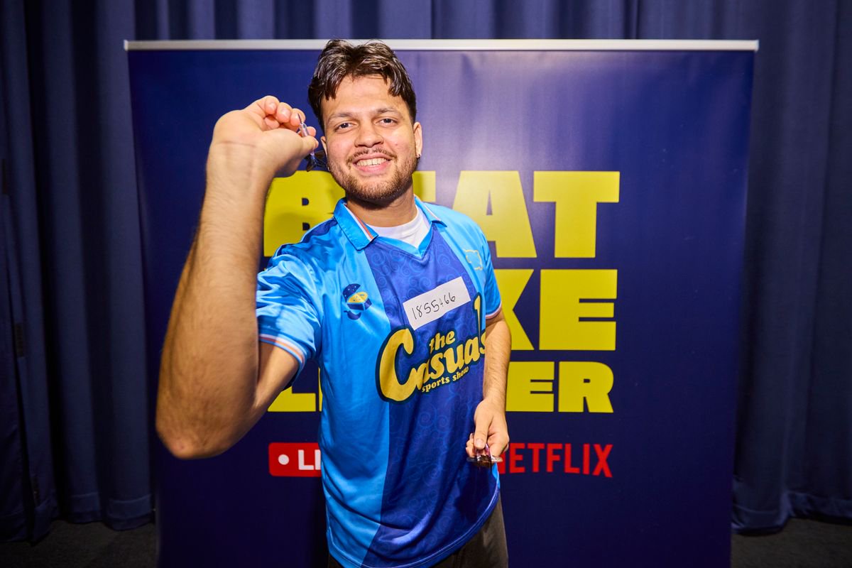 27 year-old Samriddh Jain travelled to Manchester from Mumbai to take the oche