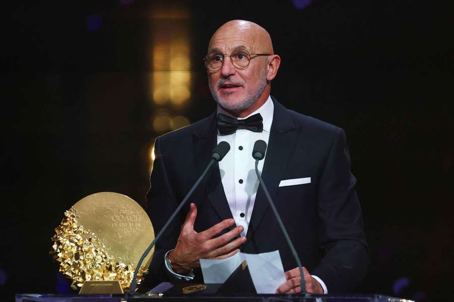 Spain's Luis de la Fuente named Coach of the Year after World Cup win