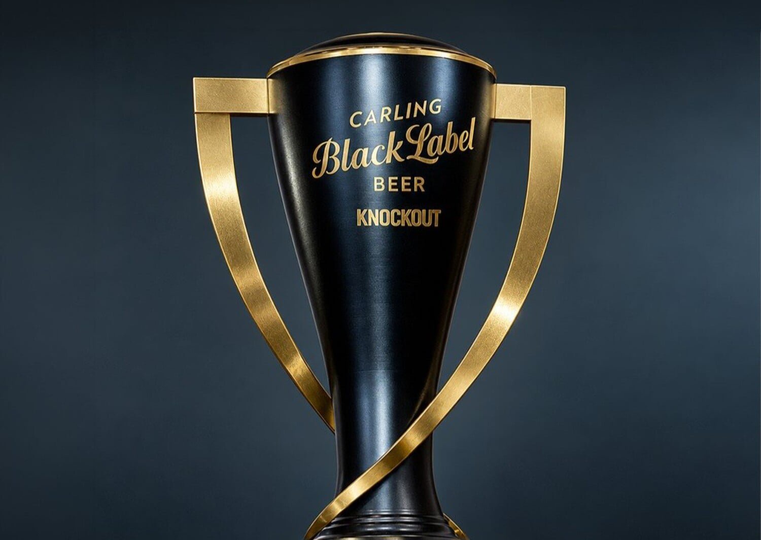 Carling Knockout Trophy in display