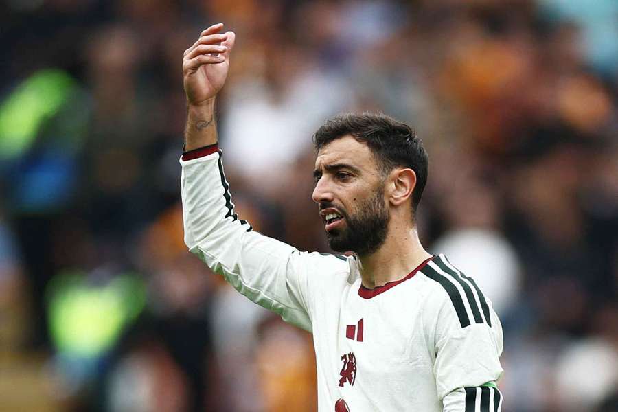 Man United captain Bruno Fernandes.
