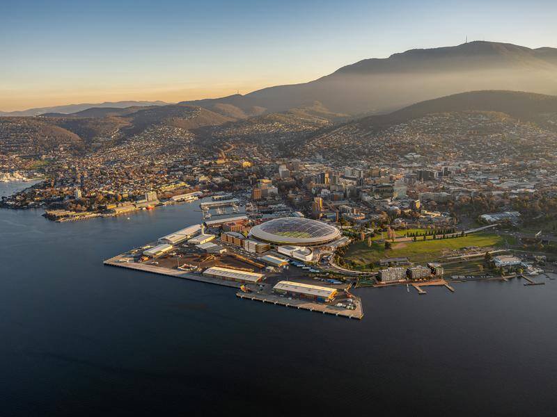 A company has been chosen to build Hobart's new stadium, but the cost remains unclear. Photo: HANDOUT/TASMANIAN GOVERNMENT