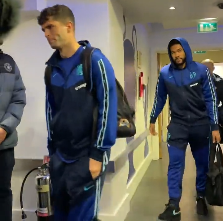 Chelsea players arrives Stamford bridge ahead of kickoff time with Everton