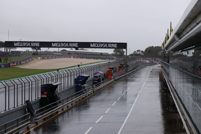 PHILLIP ISLAND, AUSTRALIA - OCTOBER 25: A general view ahead of the MotoGP Of Australia at Phillip Island Grand Prix Circuit on October 25, 2026 in Phillip Island, Australia. (Photo by Robert Cianflone/Getty Images)