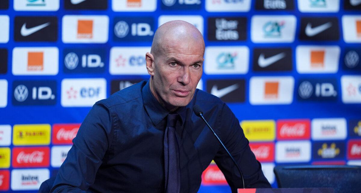 Zinedine Zidane avec les Bleus