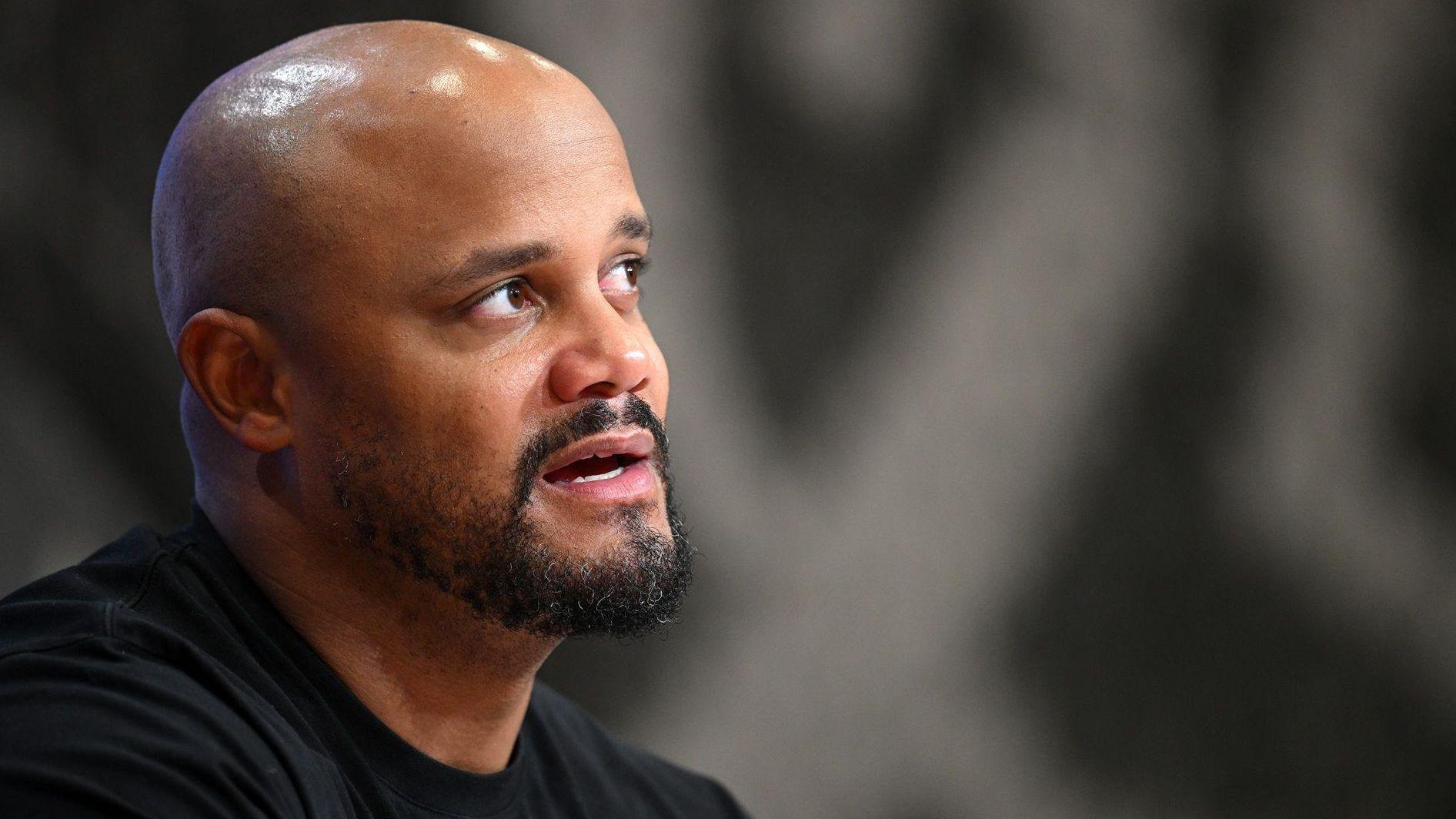 A head and shoulders image of Bayern Munich head coach Vincent Kompany