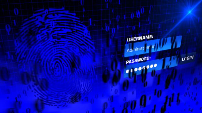 Ilutsrasi data pribadi dan password