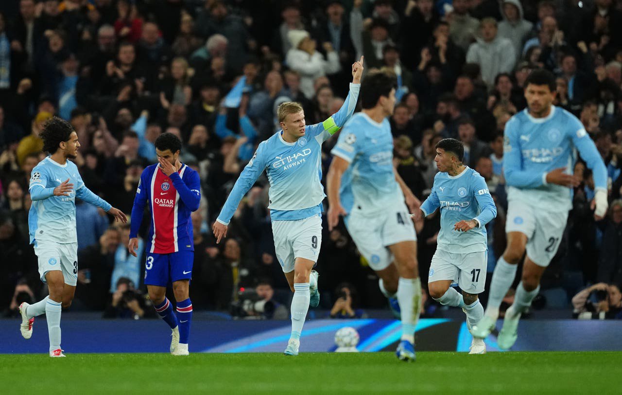 Two goals from Erling Haaland were not enough