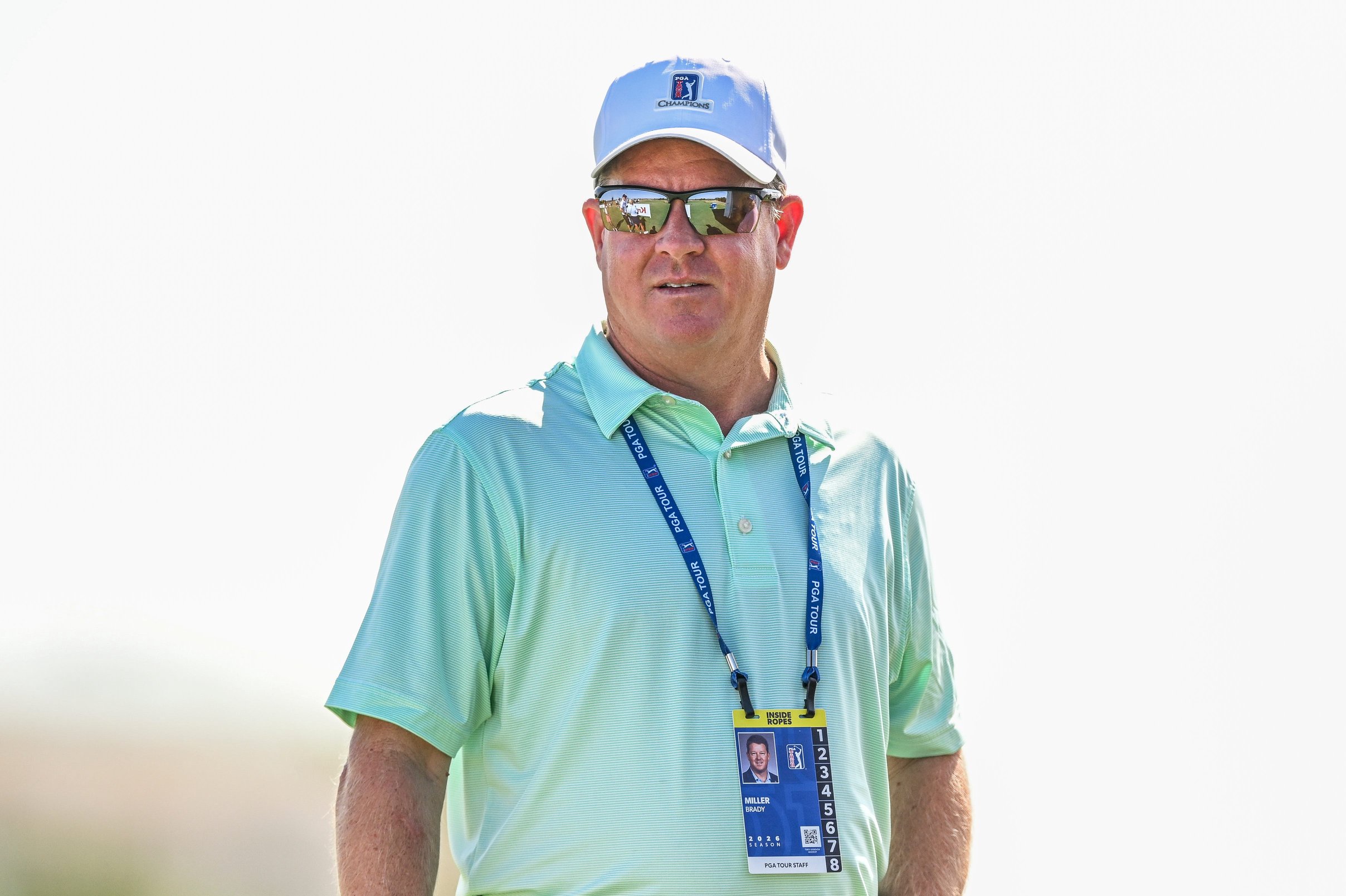 PGA Tour Champions President, Miller Brady during the first round of the Portugal Invitational 2026 at The Els Club Vilamoura on July 31, 2026 in Quarteira, Portugal.