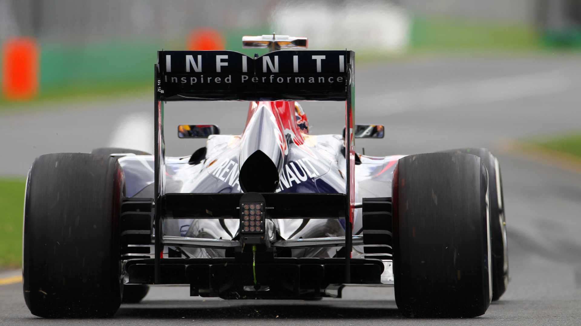 Infiniti and Red Bull Racing at 2012 Australian Grand Prix rear