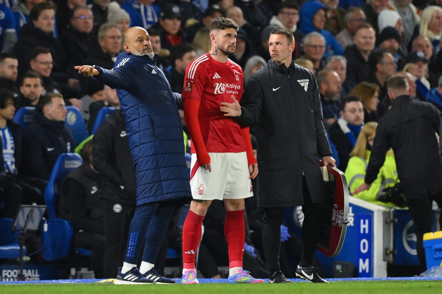 Nuno Espirito Santo with Morato during their time together at Forest