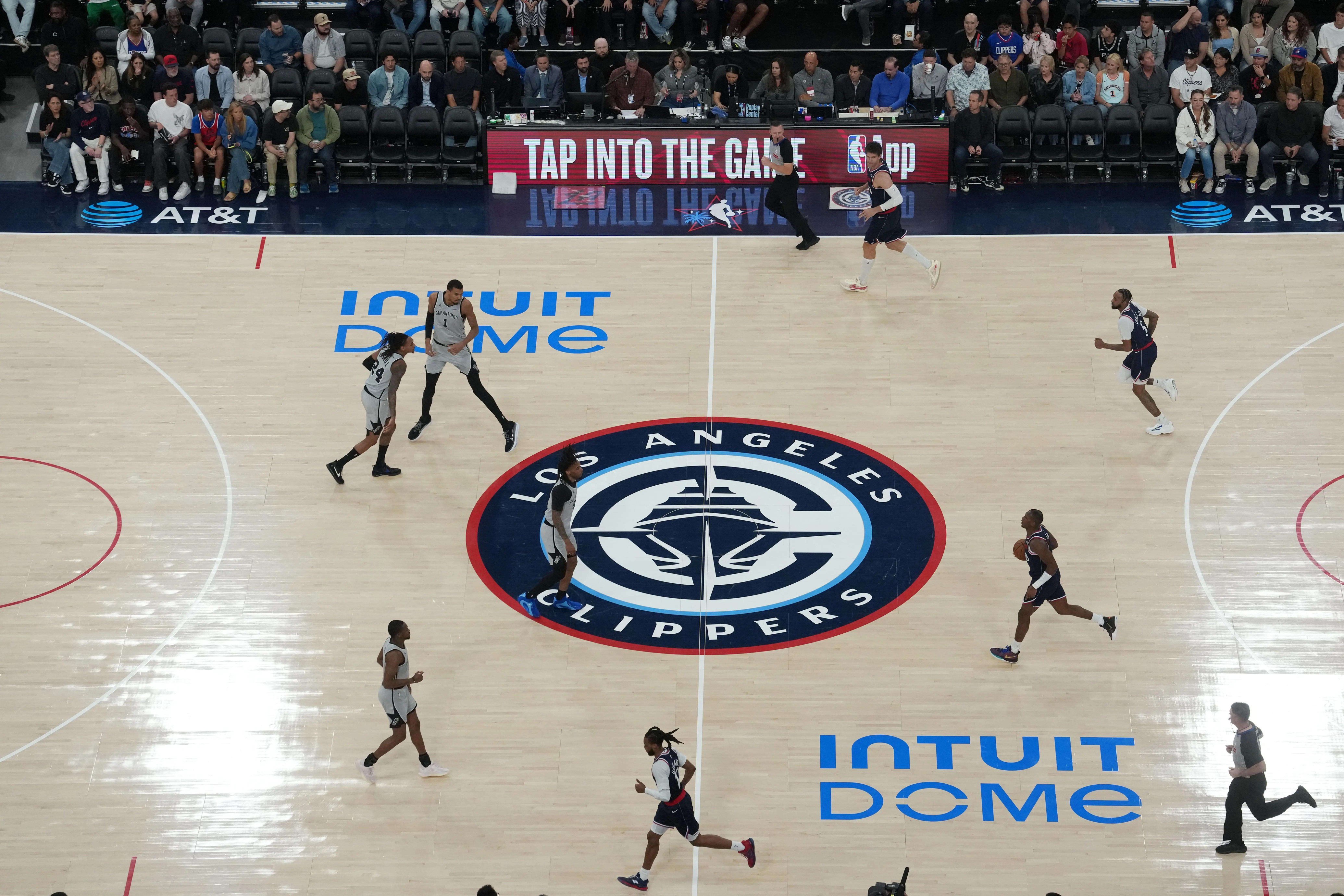 NBA_ San Antonio Spurs at Los Angeles Clippers