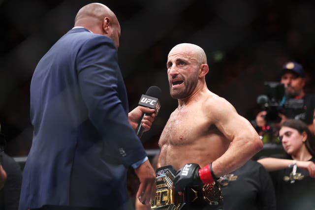 UFC featherweight champion Alexander Volkanovski