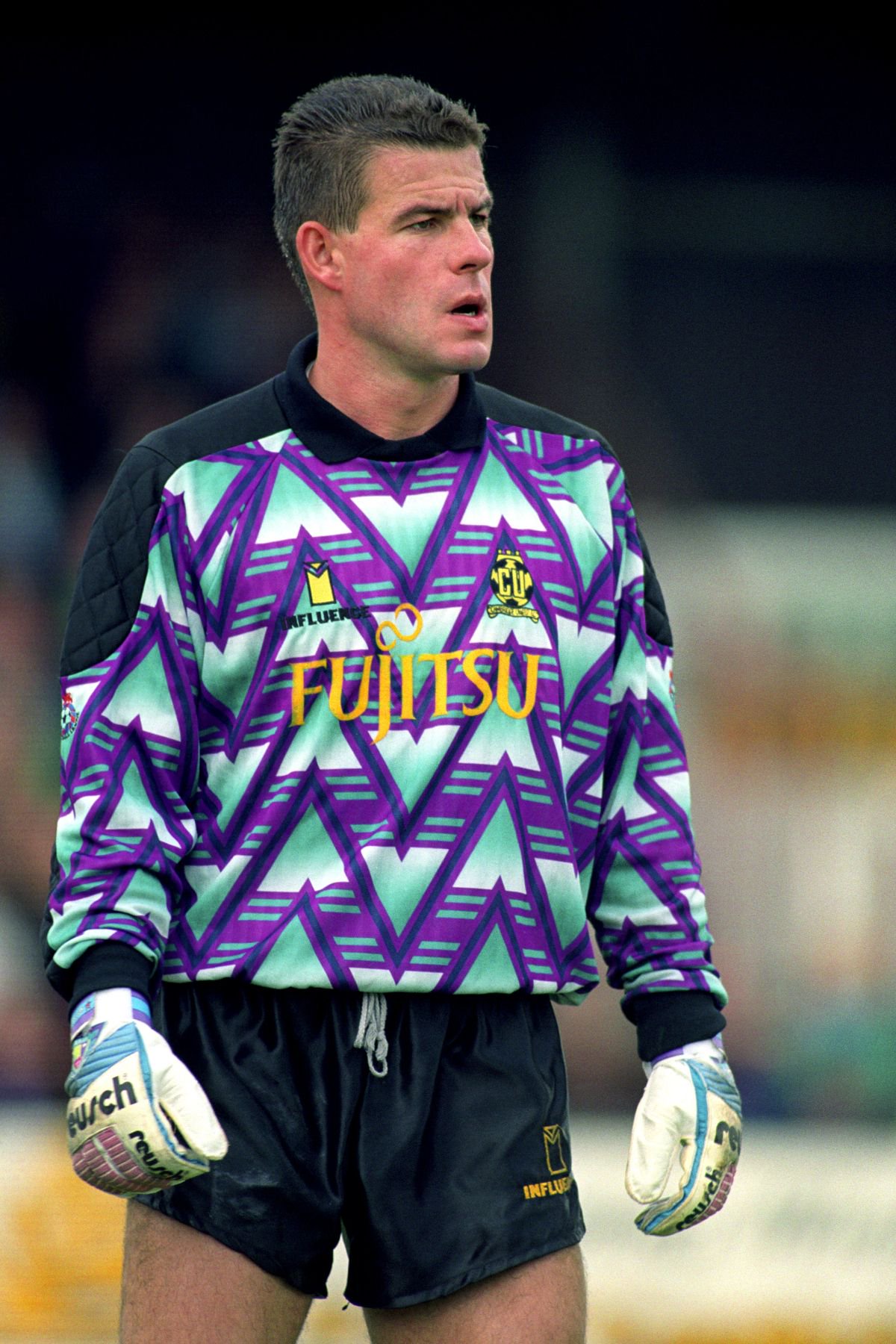 John Vaughan in net for Cambridge United
