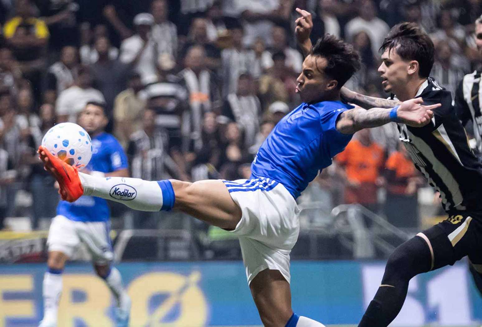 Kaio Jorge marcou para o Cruzeiro diante do Atlético-MG –