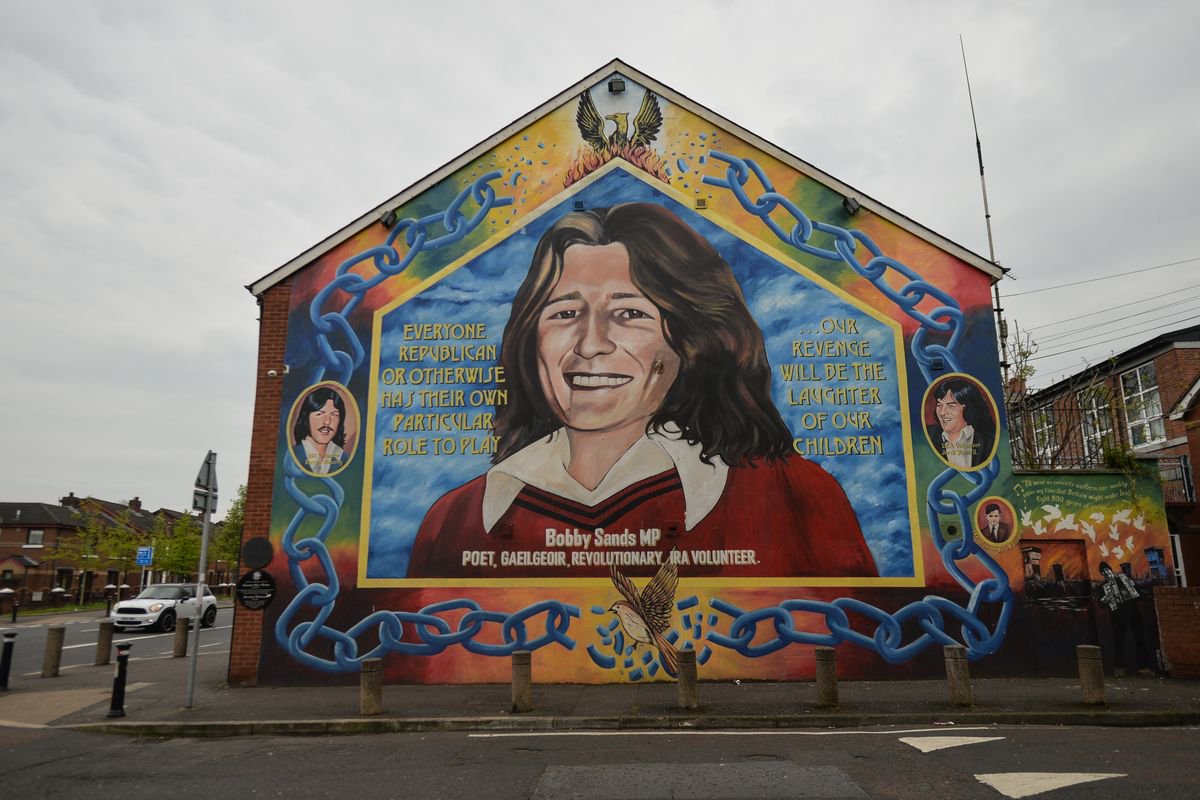 A Bobby Sands mural in Belfast
